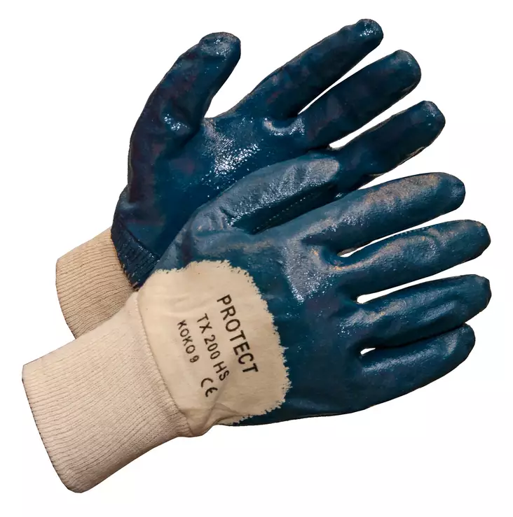 Nitriilisormikas, väri sininen - Vedenpitävät käsineet - 2431 - 1