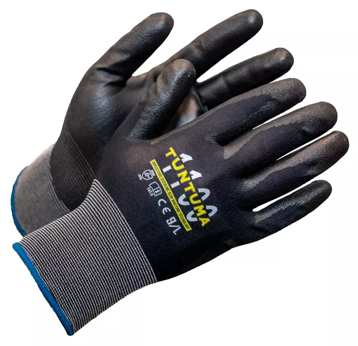 TUNTUMA Ultraohut (21gg) PU-pinnoitettu nylonsormikas - PU-pinnoitetut käsineet - 2491 - 1