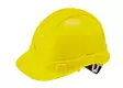 Suojakypärä, keltainen, säädettävä, irroitettava leukaremmi - Kypärät - 2572 - 1