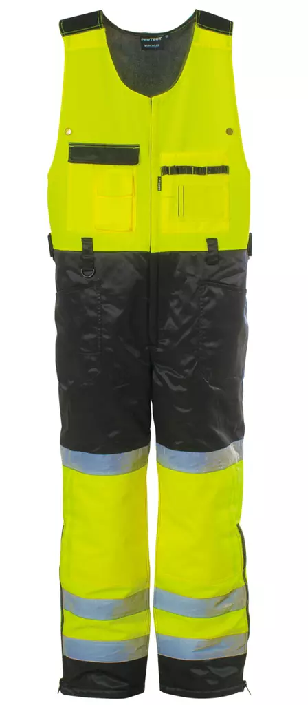 Avohaalari, vuorellinen, musta/keltainen, EN 20471 lk.2 - Huomiovaatteet - 2342 - 1