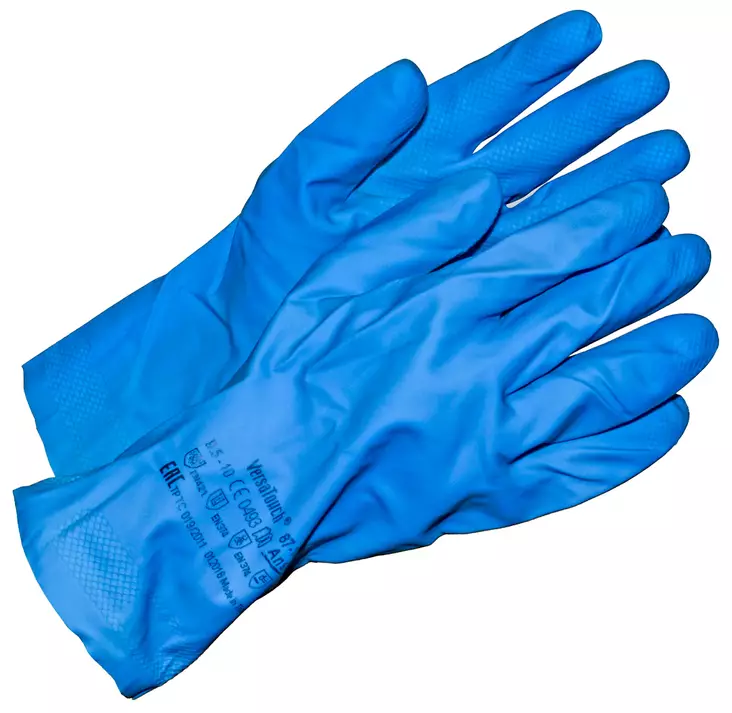 Latexsormikas, puuvillanukattu, 87-195 - Vedenpitävät käsineet - 2442 - 1