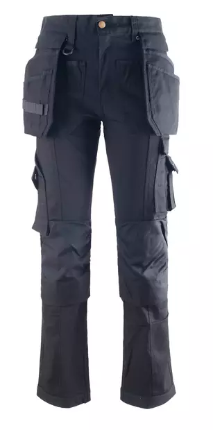 Stretch joustohousut, irrotettavilla riipputaskuilla - Housut - 2554 - 2