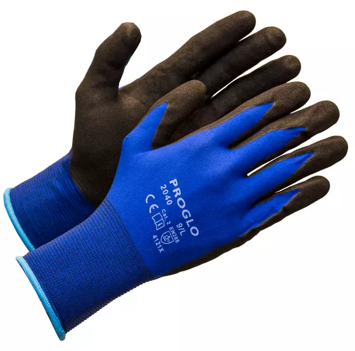 PROGLO Ohut nitriilipinnoitettu nylon/spandex-sormikas - Nitriilipinnoitetut käsineet - 2294 - 1