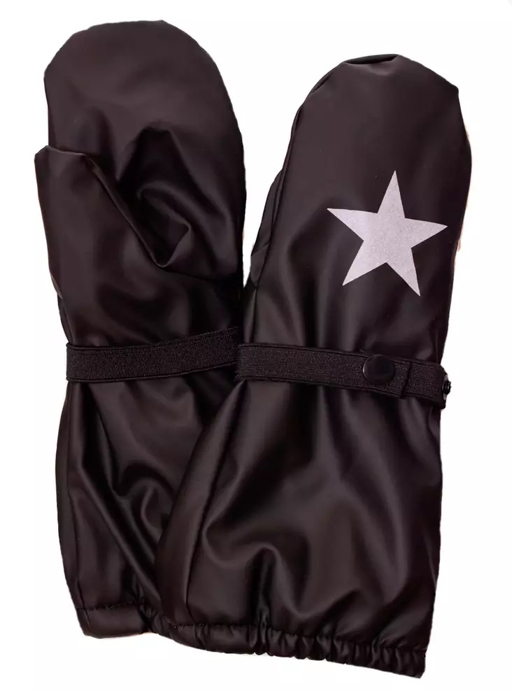 Lasten kurarukkanen, musta, lajitelma 12 pr - Lasten ja nuorten käsineet - 2125 - 1