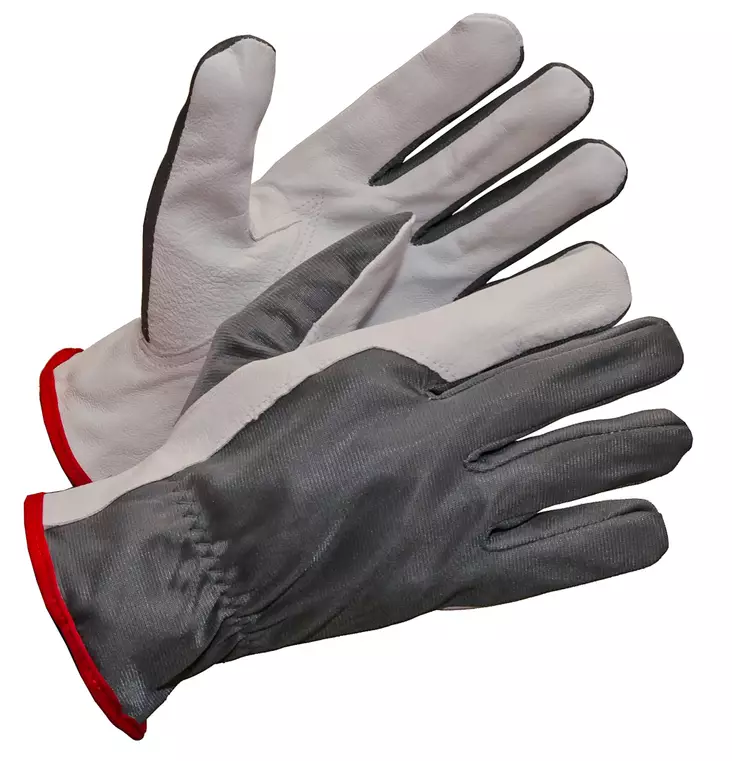 Työsormikas, softpukki/joustobritex - Nahkaiset käsineet - 2415 - 1