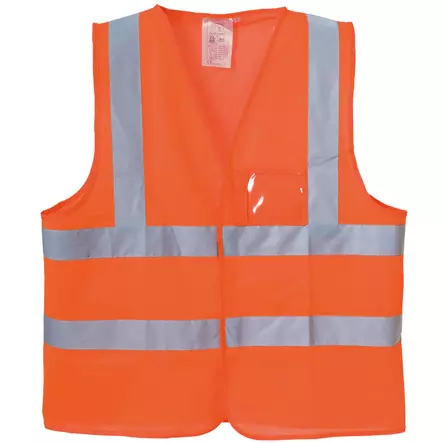 EN 20471 luokiteltu oranssi huomioliivi, luokka 2 - Huomiovaatteet - 2346 - 1