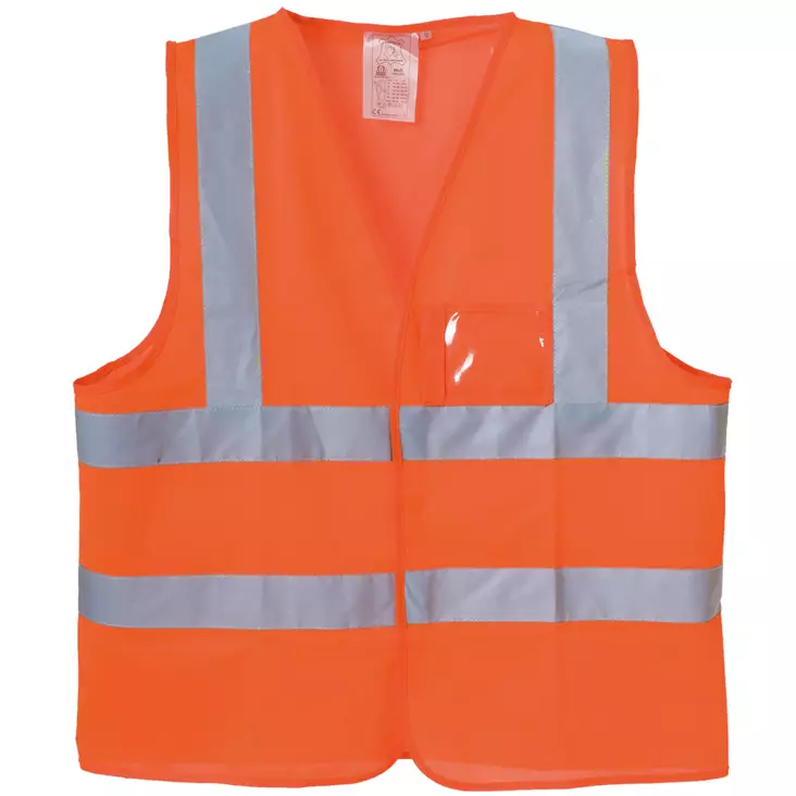 EN 20471 luokiteltu oranssi huomioliivi, luokka 2 - Huomiovaatteet - 2346 - 1