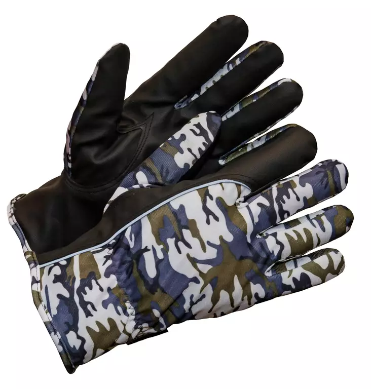 Työsormikas, PU-pinnoite/maastobritex, teddyvuori - Synteettiset käsineet - 2397 - 1