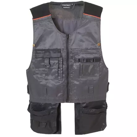 Riipputaskuliivi, musta/harmaa - Liivit - 2368 - 1