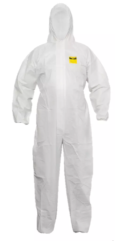 Kemikaalisuojahaalari, valkoinen, CAT III tyyppi 5/6 - Haalarit - 2328 - 1