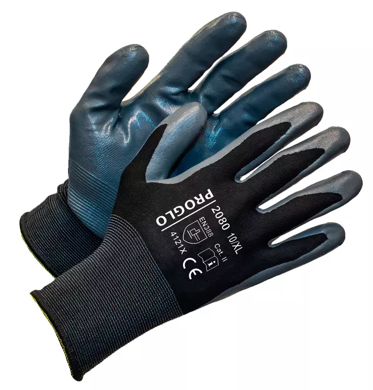 Nitriilipinnoitettu nylonsormikas - Vettähylkivät käsineet - 2298 - 1