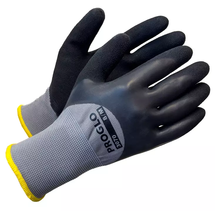 PROGLO Tuplapinnoitettu latexsormikas - Vedenpitävät käsineet - 2578 - 1