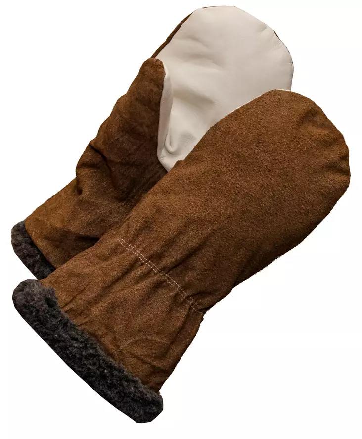 Pilkkirukkanen, pinta/haljas, teddyvuori, koko 11 - Rukkaset - 69 - 1