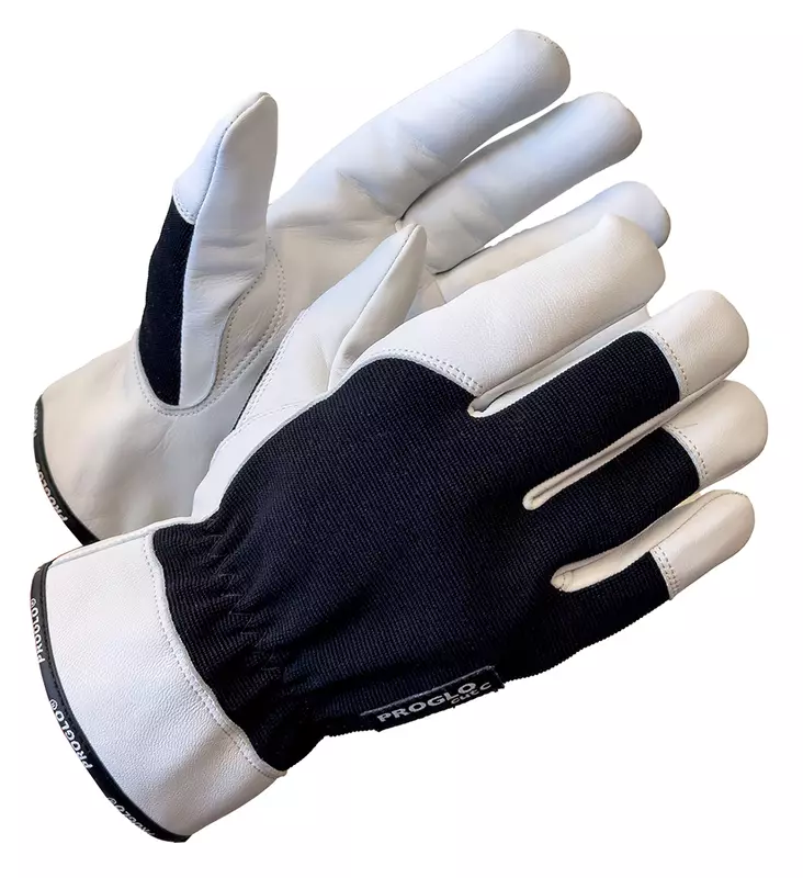 PROGLO Viiltosuojakäsine (C), vuohennahka, stretchselkämys, Para-aramidi vuori - Nahkaiset käsineet - 2629 - 1
